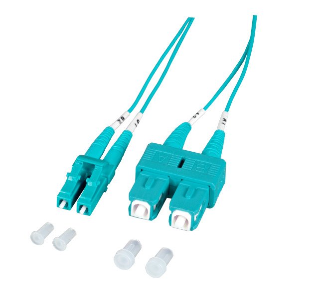 Efb Elektronik O0314.5-1.2 Cable De Fibra Óptica E Infiniband 5 M 2x Sc 2x Lc Color Aguamarina