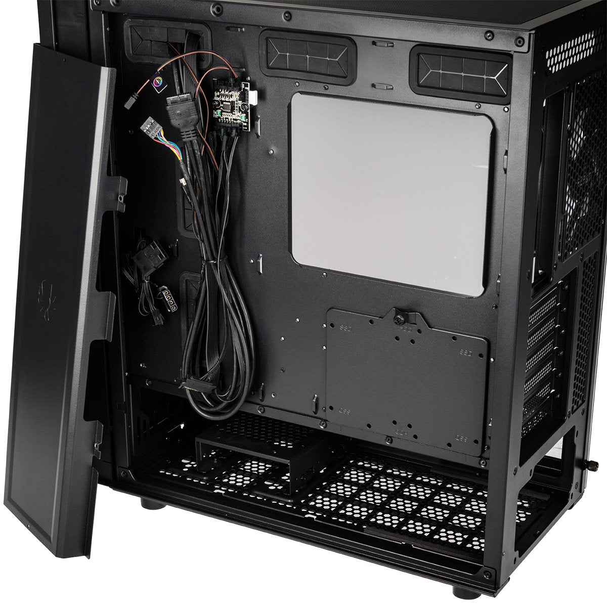Caja Pc Bitfenix E-Atx Dawn Rgb Tempered Glass Black