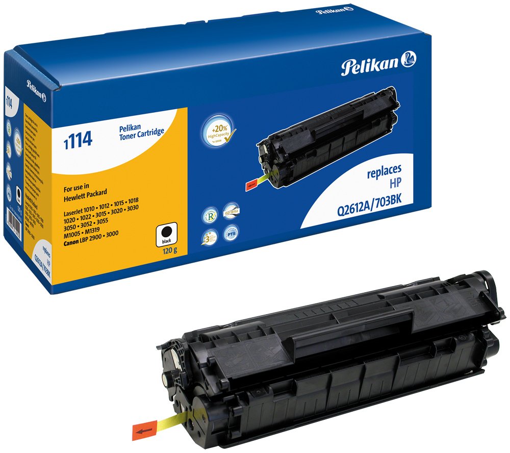 Pelikan Toner Hp Q2612a Comp. 1114 Schwarz
