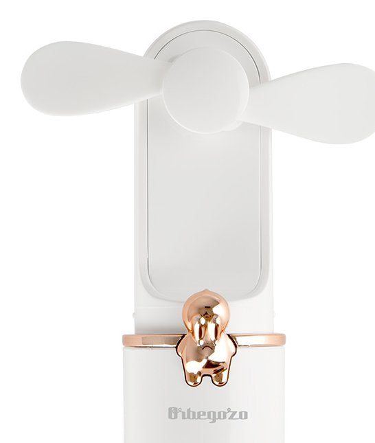 Orbegozo Hf 2500 Ventilador De Mano Elegancia Portatil - 2 Velocidades De Ventilacion - Diseño Compacto Y Elegante