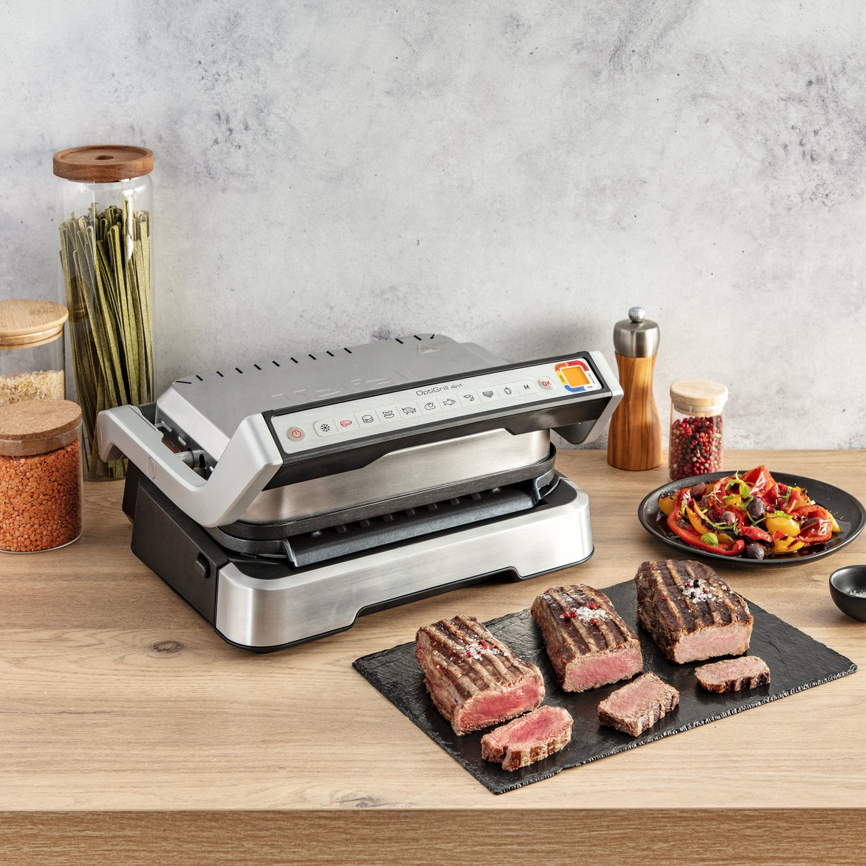 Tefal Optigrill 4in1 Gc774d10 Parrilla Eléctrica De Contacto