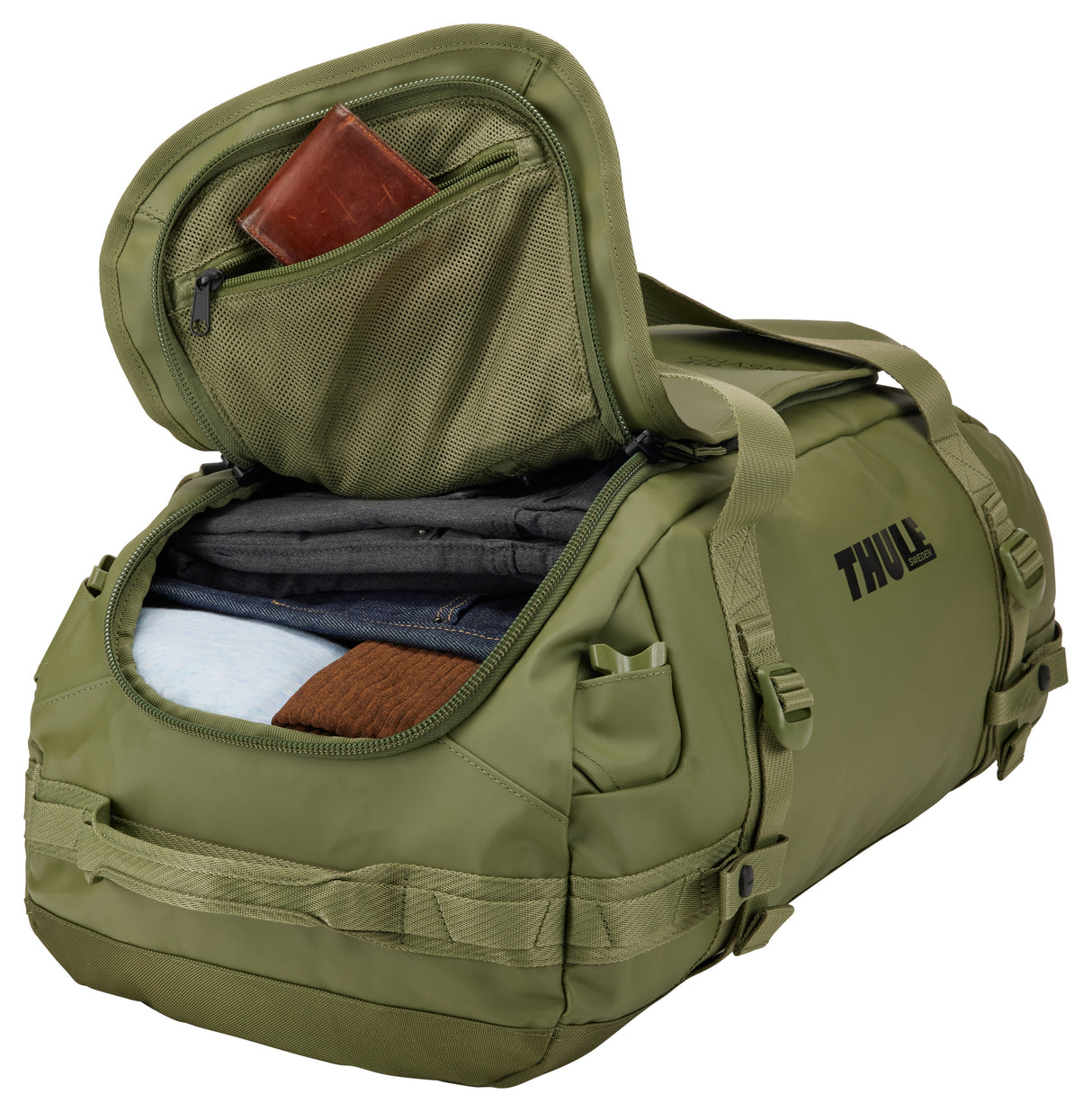 EAN 0085854255202 - Thule Chasm TDSD302 Olivine bolso de lona 40 L Poliéster Oliva imagen 9