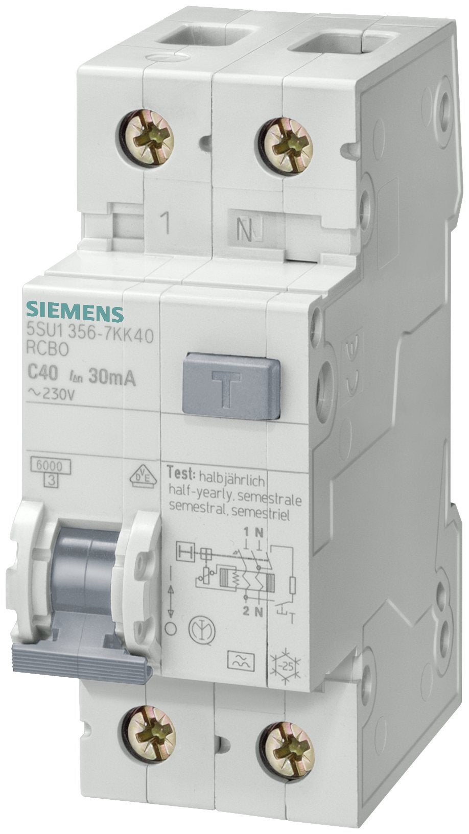 Siemens Fi-Ls Schalter 5su13566kk16 B 2x16a-0,03a 6ka