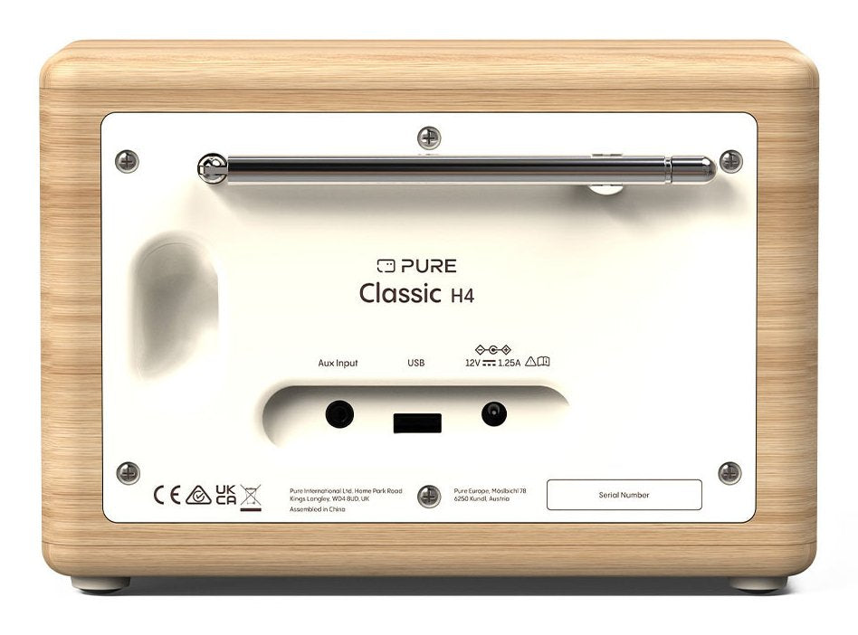 Pure Classic H4 Digitalradio Cotten White Oak Eu Uk