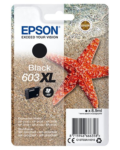 Epson Singlepack Black 603xl Ink