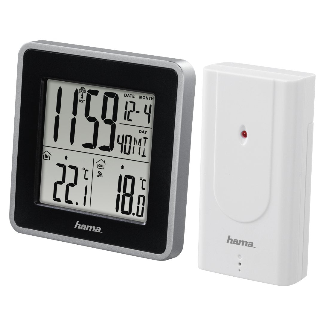 EAN 4047443407801 - Hama EWS Intro Negro, Plata imagen 1