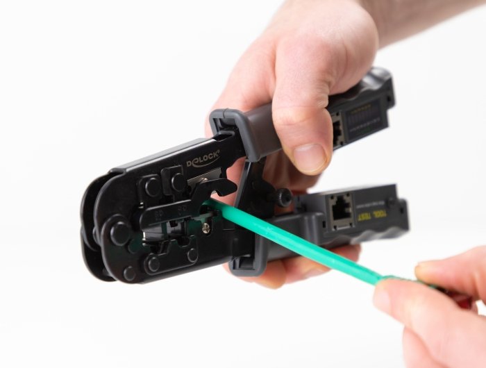 Delock Crimpadora Con Tester De Redes