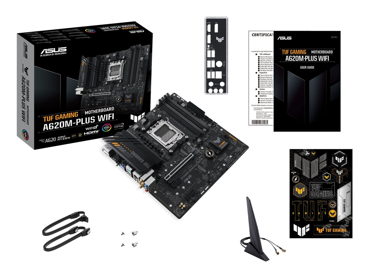 EAN 4711387164266 - ASUS TUF GAMING A620M-PLUS WIFI AMD A620 Zócalo AM5 micro ATX imagen 9