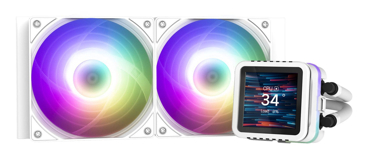 Refrigeracion Liquida Cpu Zalman Alpha2 Ds A24 Argb 240mm Blanco