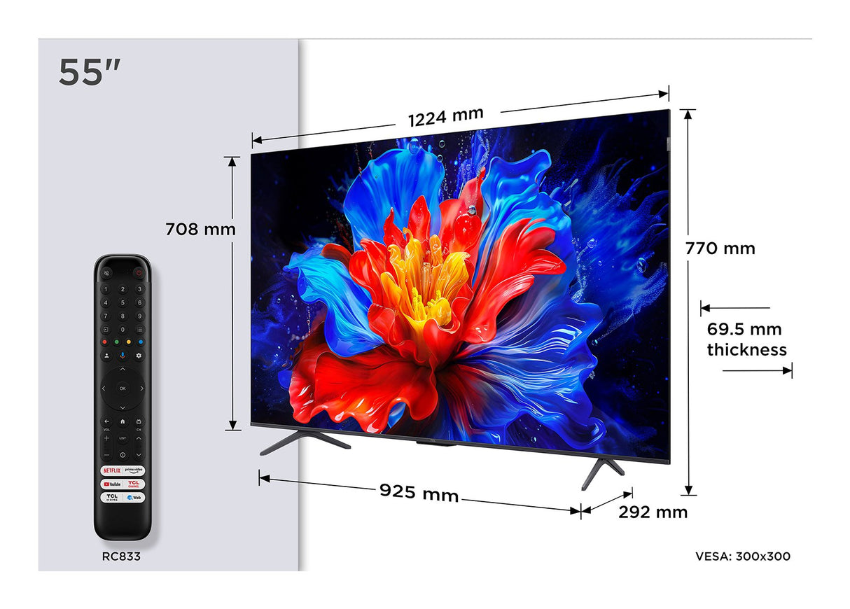 EAN 5901292525897 - TCL P8K 55P8K Televisor 139,7 cm (55") 4K Ultra HD Smart TV Wifi Metálico 350 cd / m² imagen 5