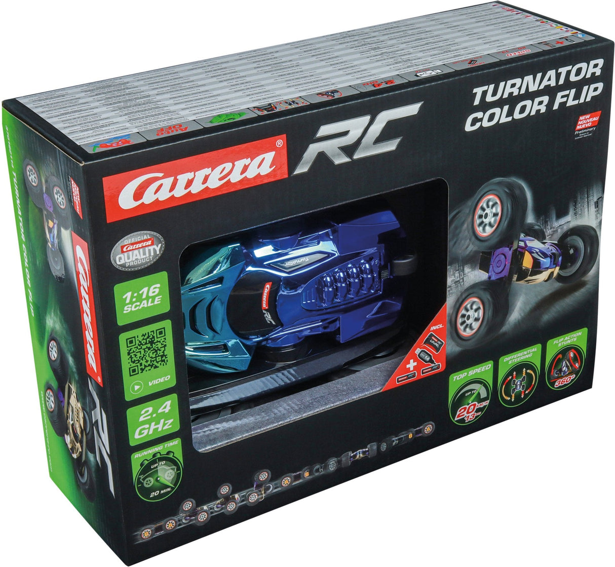 EAN 9003150136088 - Carrera 370162114 modelo controlado por radio Coche de acrobacias Motor eléctrico 1:16 imagen 11