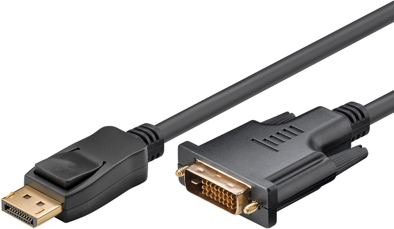 Cable Goobay 1m Dp/Dvi Displayport Dvi-D 24+1 Pin Negro