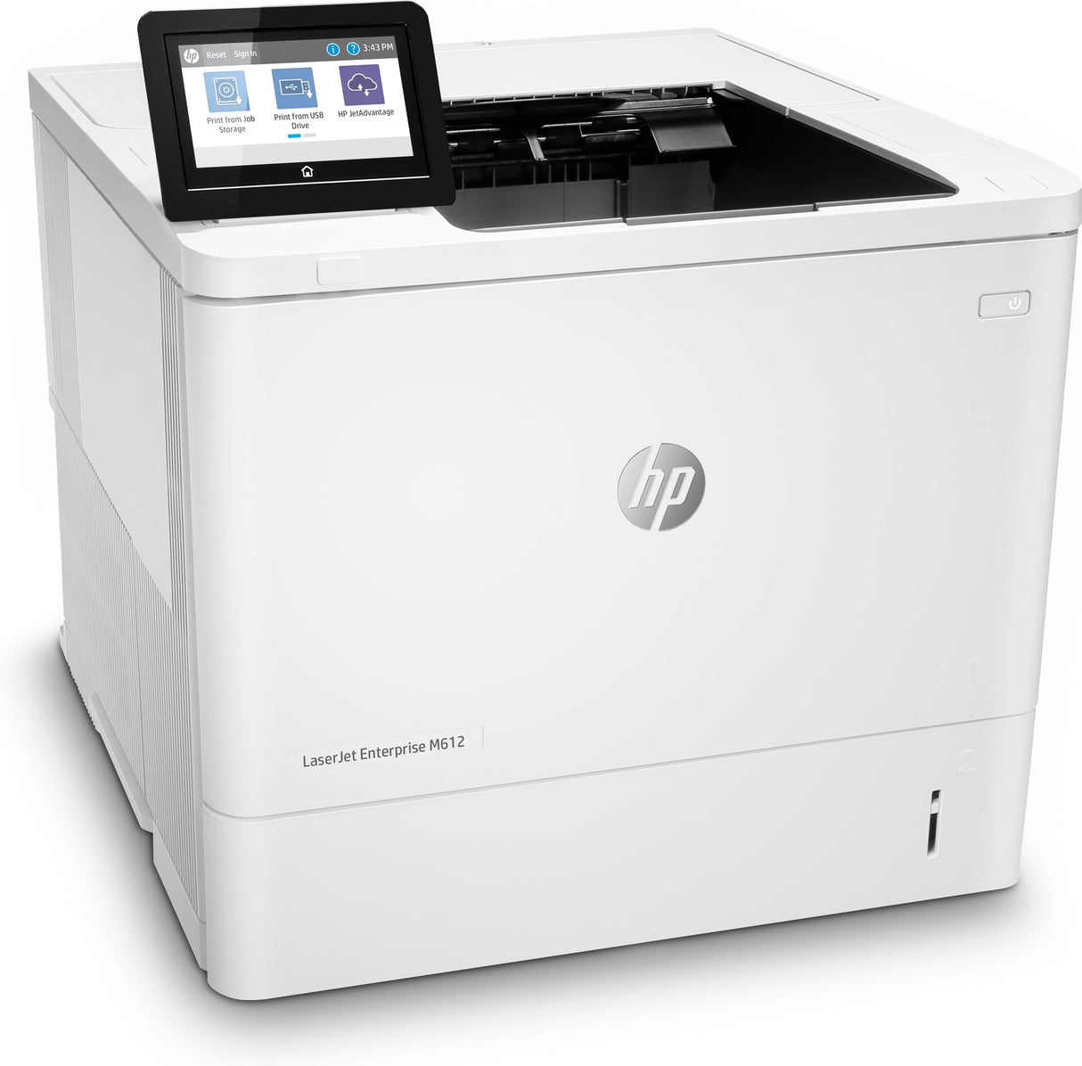 Impresora Láser Monocromo Hp Laserjet Enterprise M612dn Dúplex Blanca