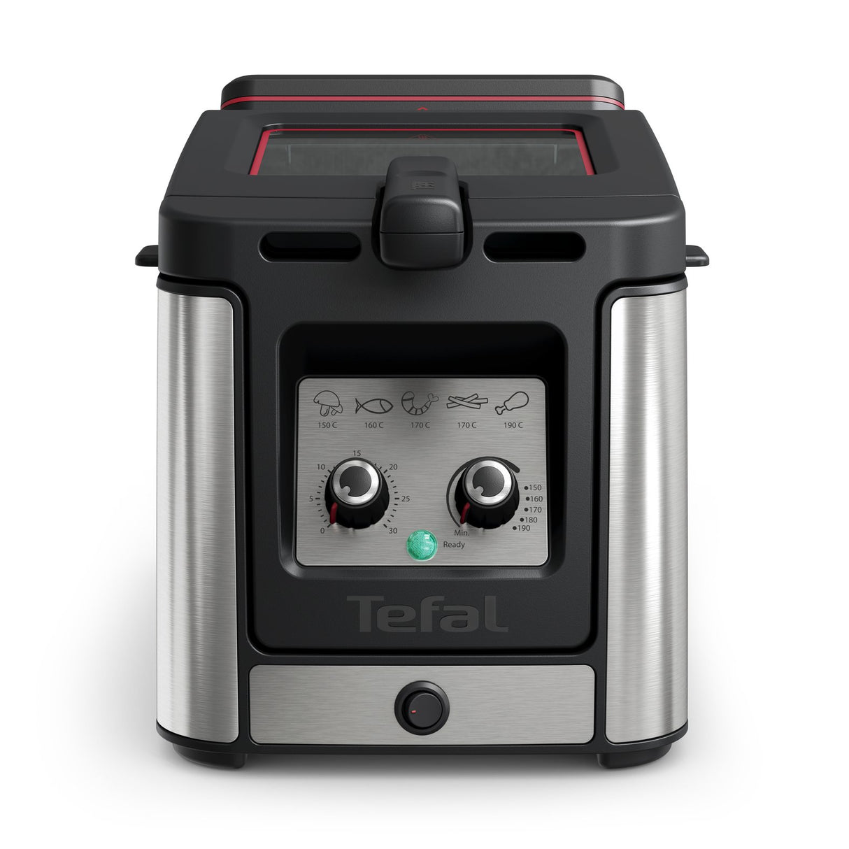 EAN 3016661173783 - Tefal Clear Duo FR600D Sencillo 0,65 L Independiente 2000 W Freidora Negro, Acero inoxidable imagen 1