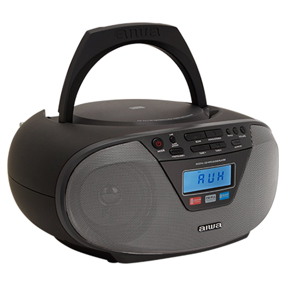 Radio Cd Portátil Aiwa Bbtu 400bk 6w Rms Usb Bluetooth
