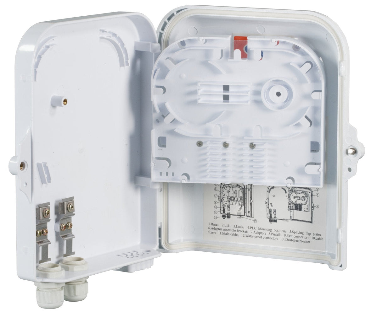 Efb Ftth-Box-Out-2 Ftth Ip65 Caja De Conexiones Para 8