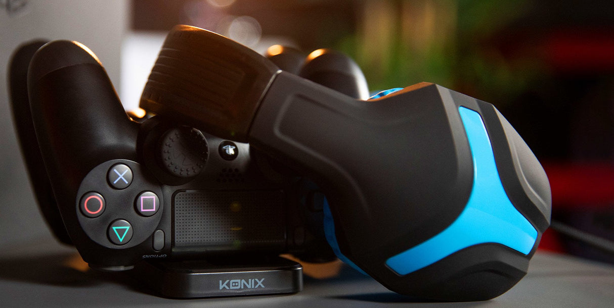 Gamer Pack - Auricular + Base De Carga + Grips