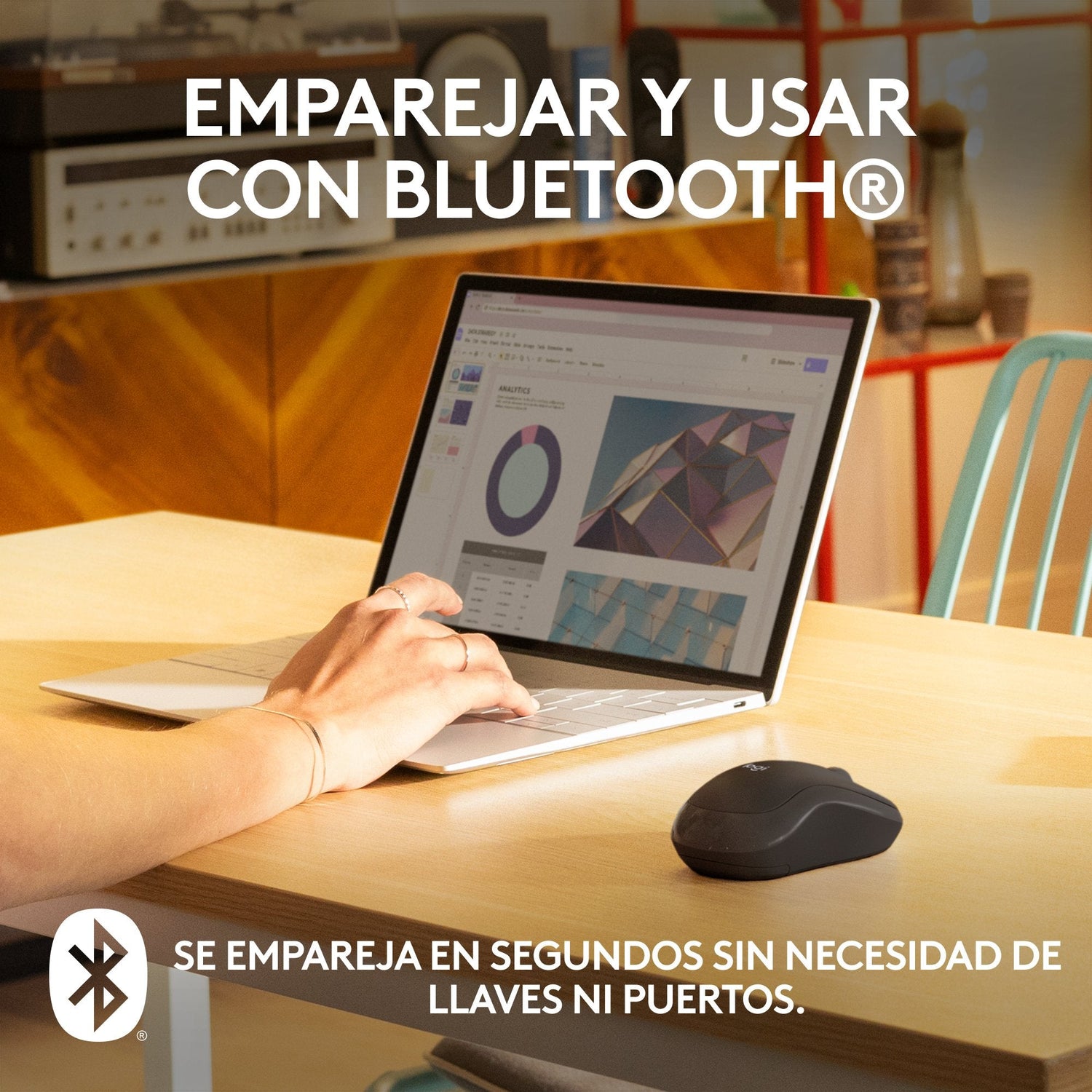 Ratón Logitech M240 Silent Ambidextro Bluetooth Graphite 910-007119