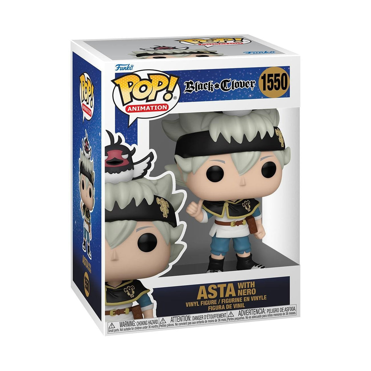 Funko Pop Black Clover Asta Con Nero 72115
