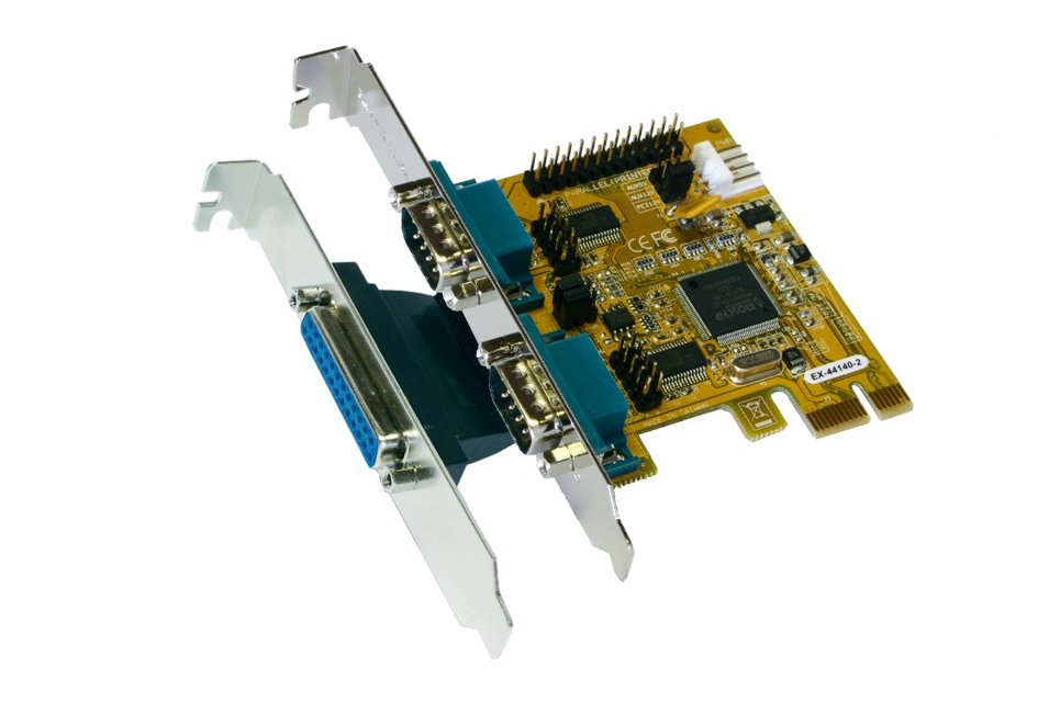Pci-Express Karte 2xser. 1xparallel Multi I O Moschip Chipsatz