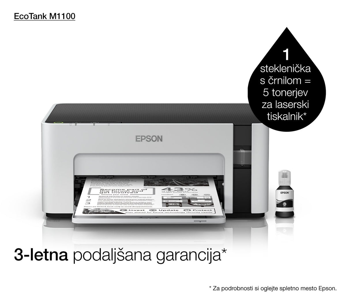 EAN 8715946655376 - Epson EcoTank M1100 impresora de inyección de tinta 1440 x 720 DPI A4 imagen 9