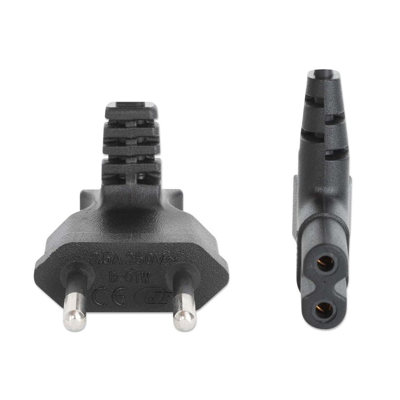 Manhattan Cable De Alimentacion C7 A Eu Cce7 16 90 Grad Gewinkelt 3m