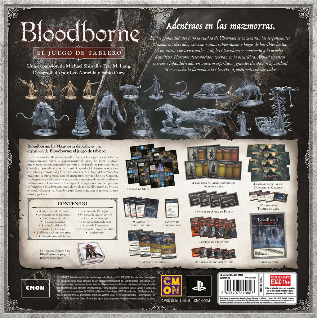 Juego De Mesa Bloodborne La Mazmorra Del Caliz Edad Expansion Recomendada 14