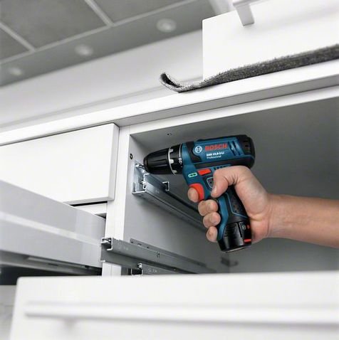 EAN 3165140773287 - Bosch GSB 10,8-2-LI Professional Sin llave Negro, Azul, Rojo imagen 4