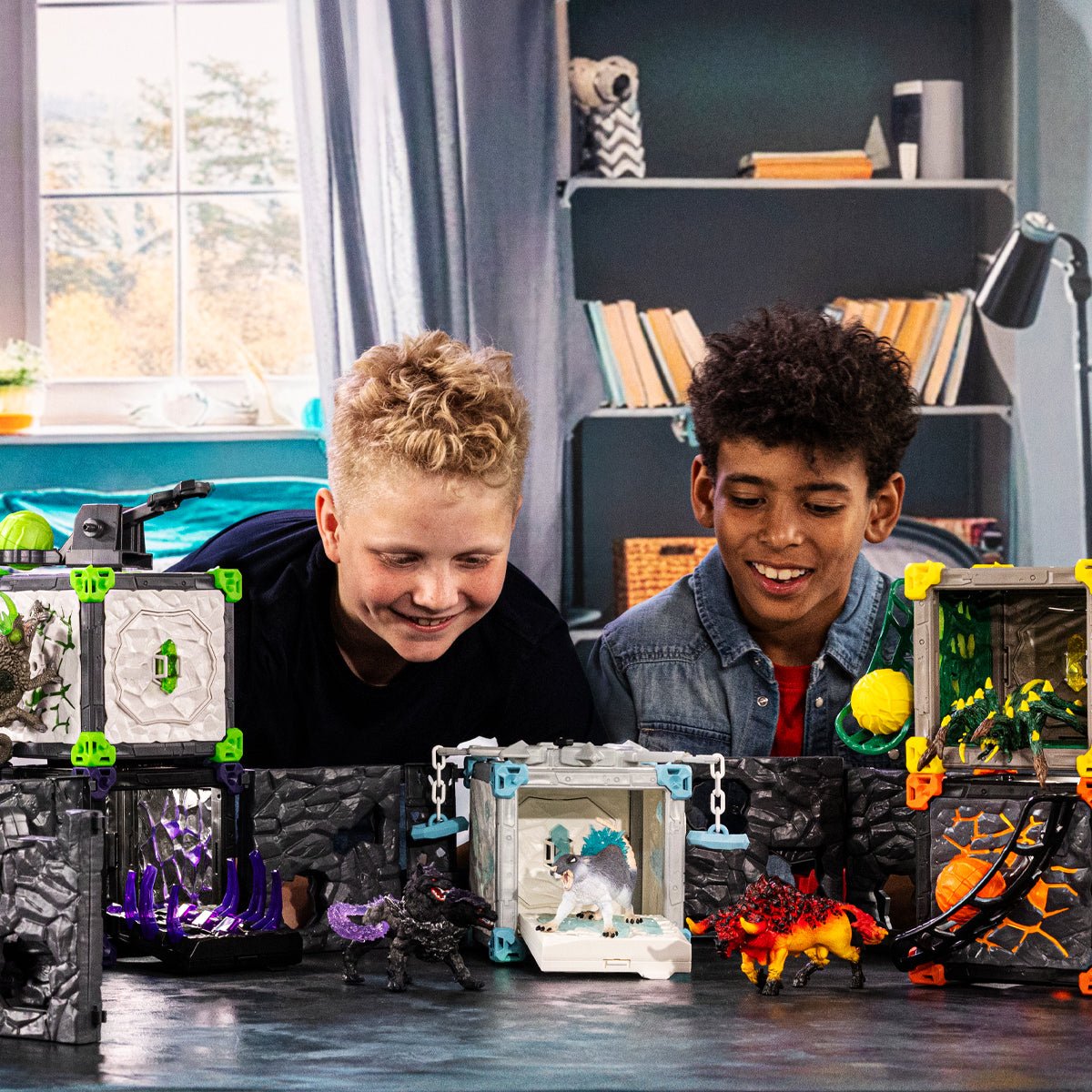 Schleich Eldrador Creatures Battlecave Arena: Lava Vs. Shadow, Figura De Juguete 42673