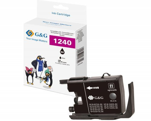 G&G Tintencartucho Compatible Brother Lc-1240bk Negro