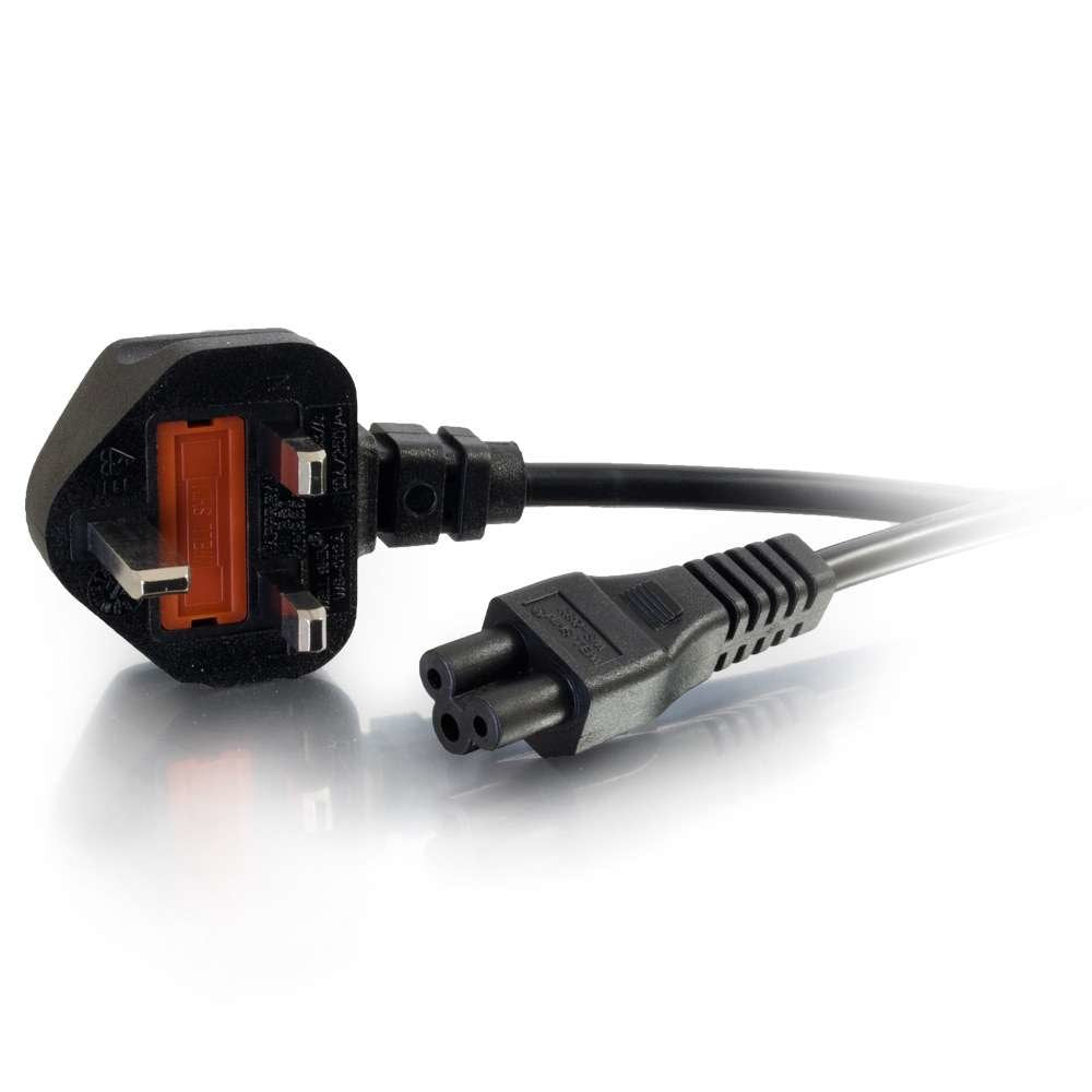 EAN 757120806035 - C2G 80603 cable de transmisión Negro 3 m C5 acoplador BS 1363 imagen 2