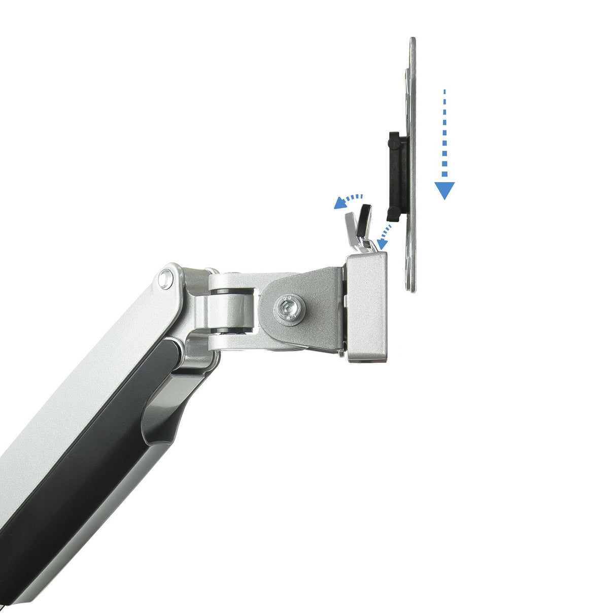 Tooq Soporte De Mesa Con Brazos Articulados Para 2 Monitores De 13"-32" - Giratorio E Inclinable - Piston De Gas - Peso