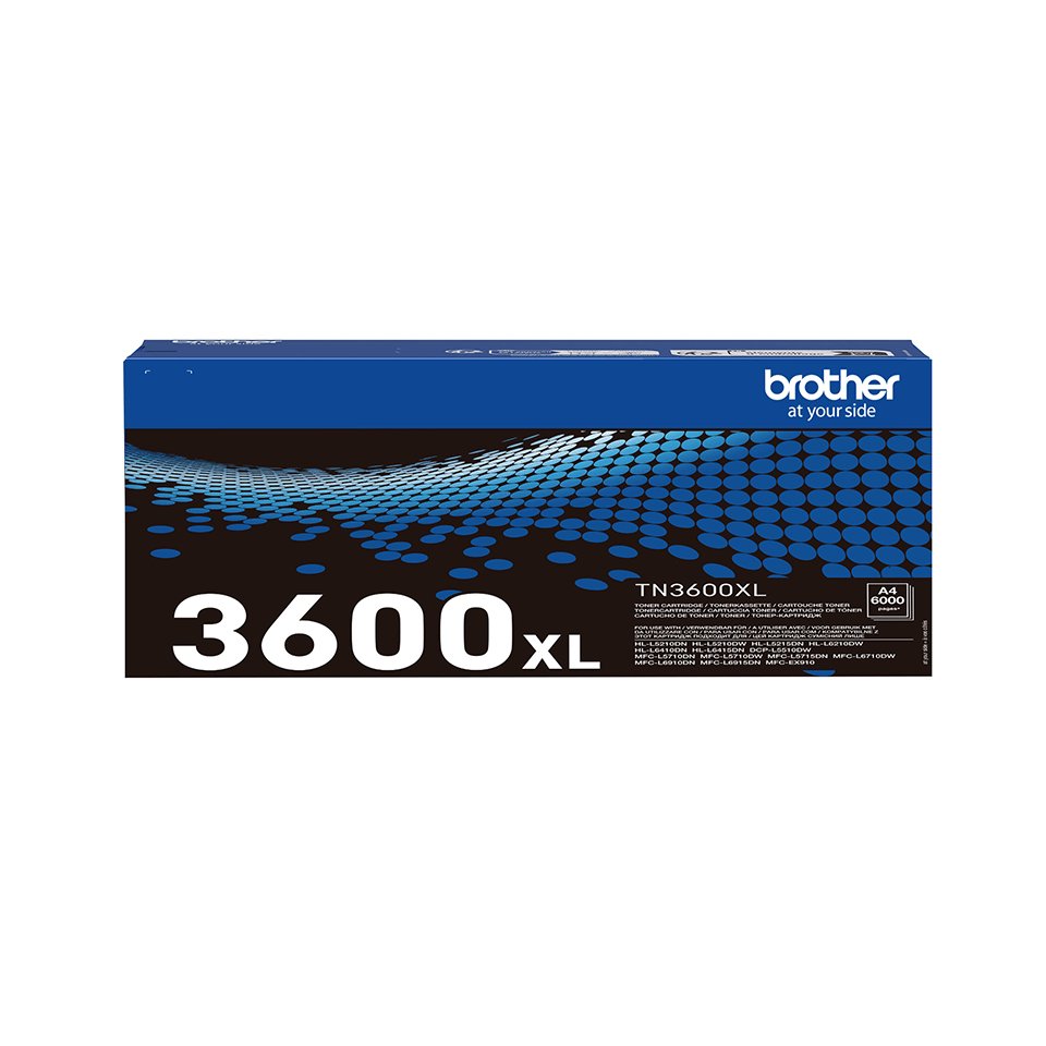 EAN 4977766819817 - Brother TN-3600XL cartucho de tóner 1 pieza(s) Original Negro imagen 2