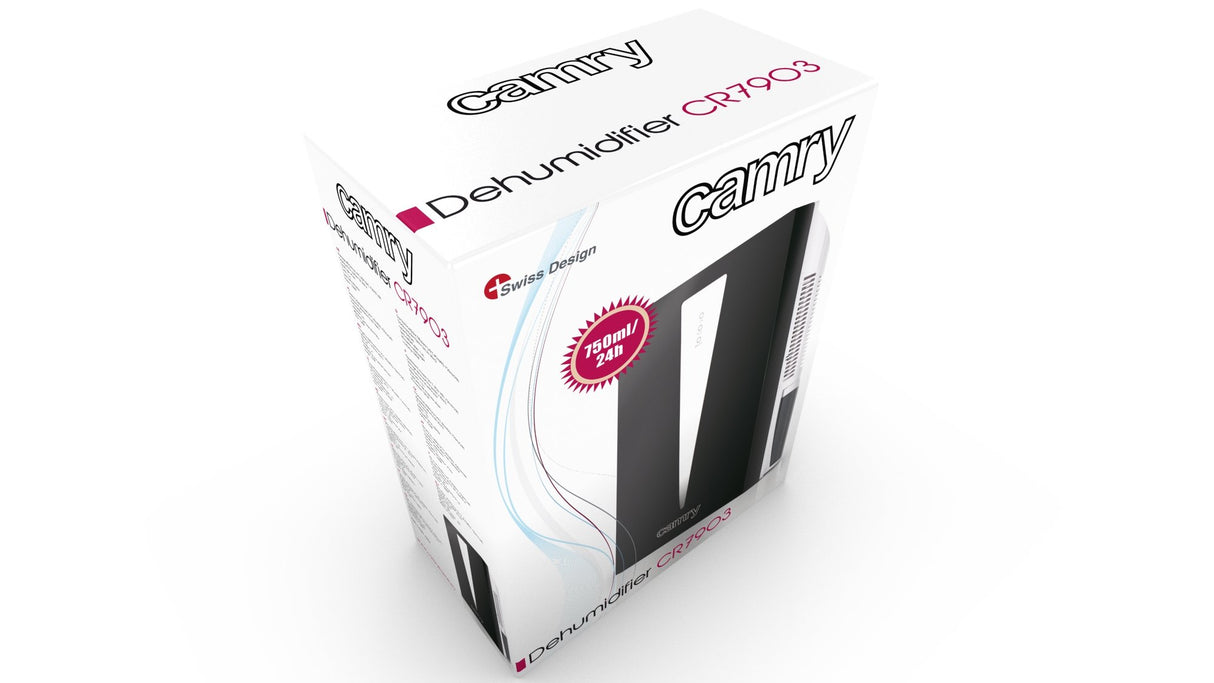 EAN 5908256835054 - Camry Premium CR 7903 deshumidificador 1,5 L 100 W Negro, Blanco imagen 2