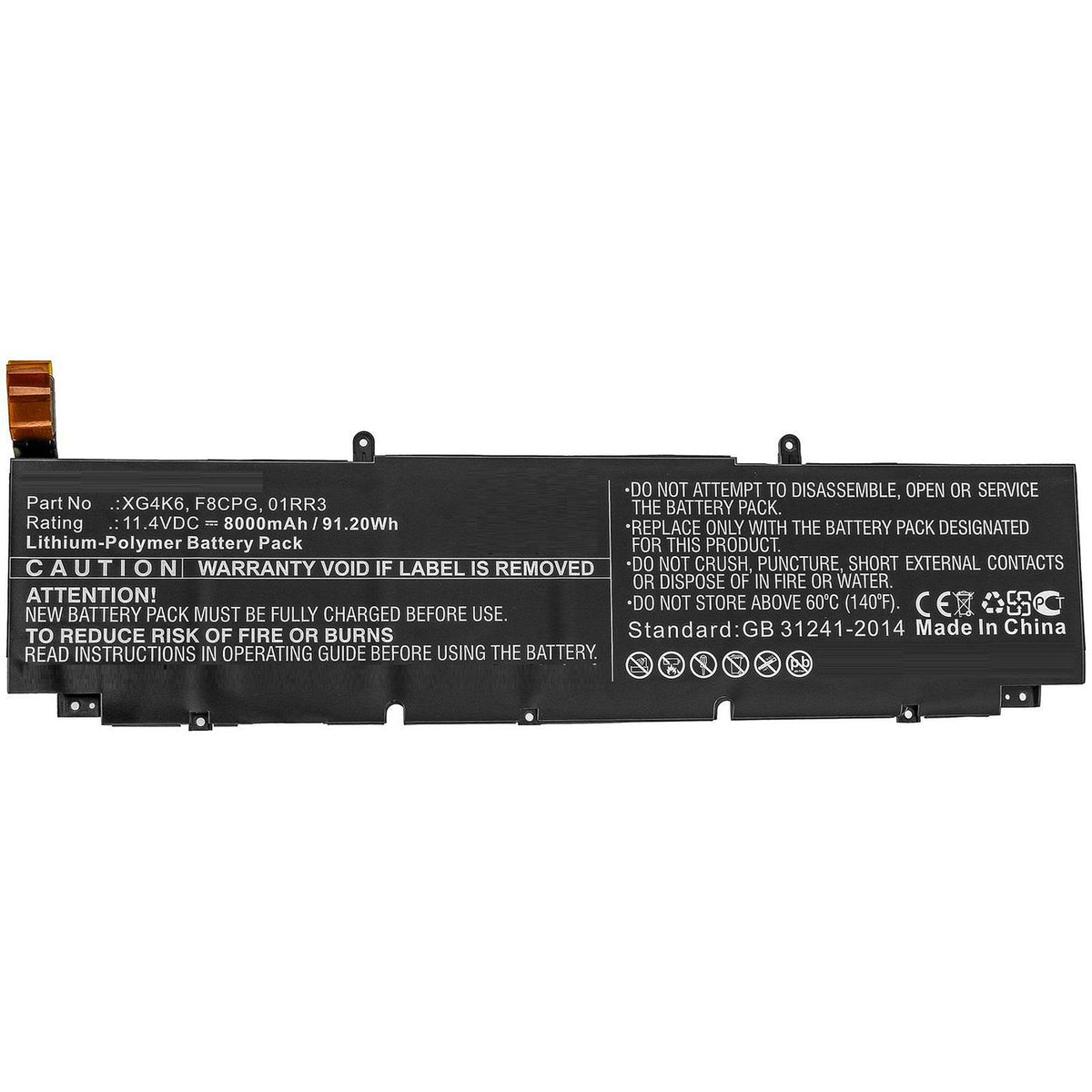 Coreparts Mbxde-Ba0244 Refacción Para Laptop Batería