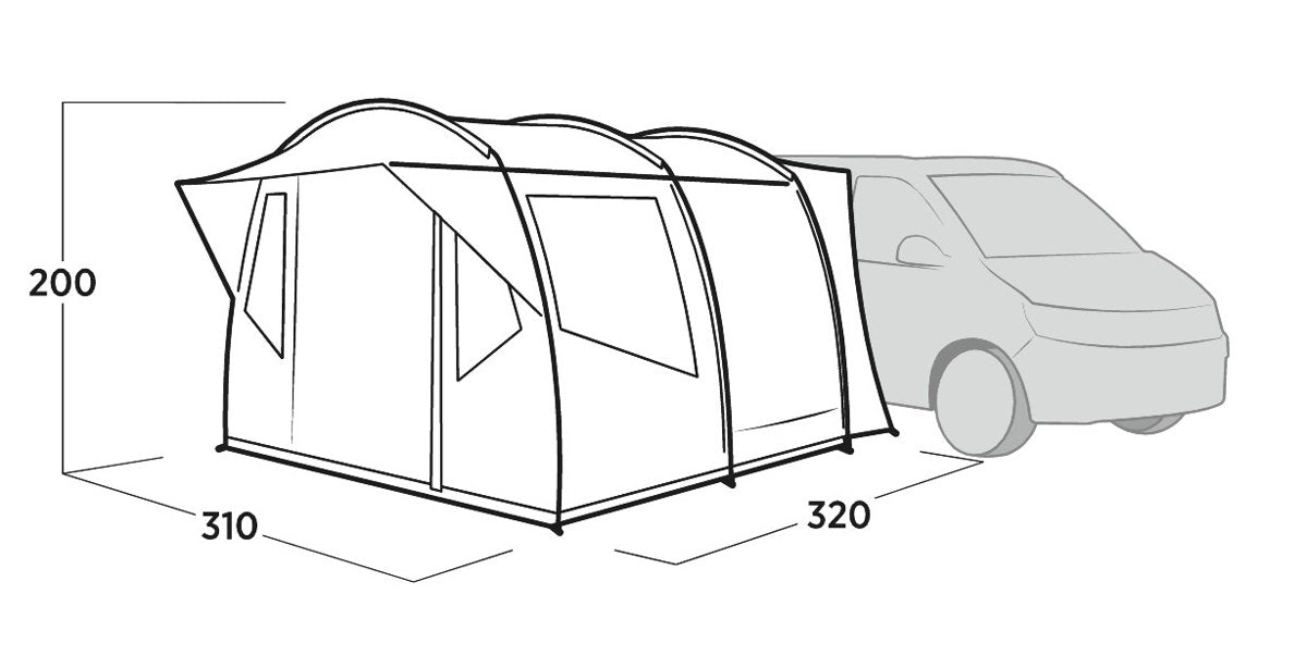 EAN 5709388145338 - Easy Camp Reine Gris Avance independiente para autocaravana imagen 4
