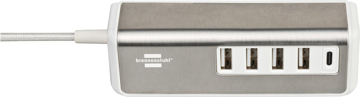 EAN 4007123672295 - Brennenstuhl 1508230 cargador de dispositivo móvil Universal Acero inoxidable, Blanco Corriente alterna I imagen 4