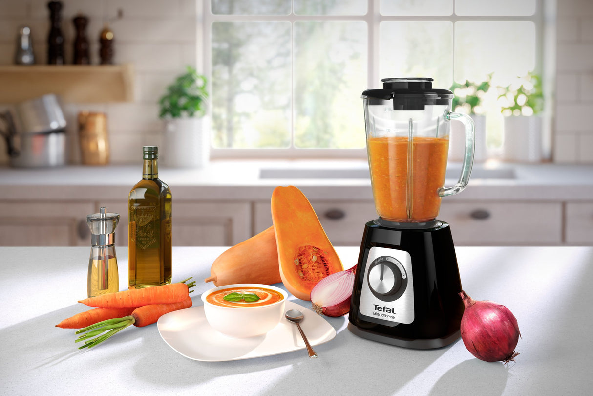 EAN 3016661152610 - Tefal BlendForce II BL4358 1,25 L Batidora de vaso 800 W Negro, Acero pulido imagen 6