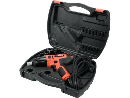 Yato Yt-82020 Atornilladora De Impacto Con Batería 1/4" 3300 Rpm 450 Nm Negro, Rojo 450 W
