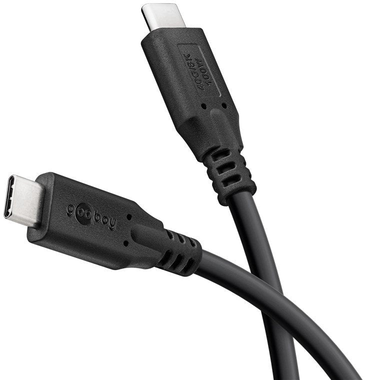 Cable Goobay Usb-C , Usb4 100 W, 40 Gbit S, Power Delivery, 1.5 M, Black