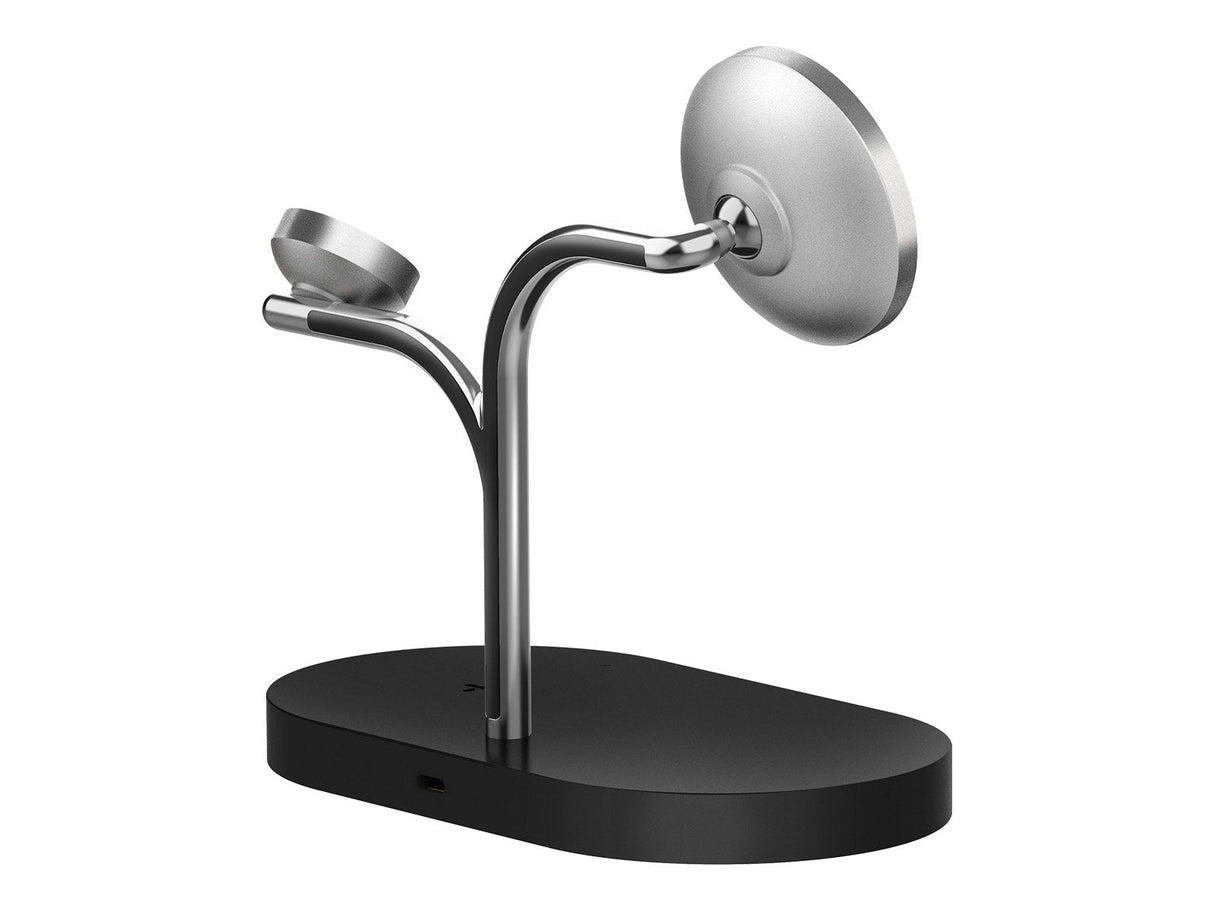 Cargador Samsung Gp-Pwu024wiabw Cargador Auriculares, Smartphone, Reloj Inteligente Negro, Plata Usb Cargador Inalámbrico Interior