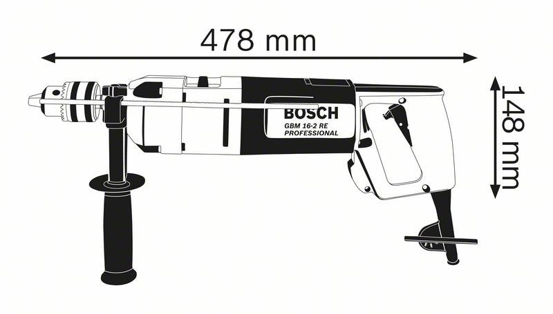 EAN 3165140147644 - Bosch 0 601 120 503 taladro 1450 RPM 3,7 kg imagen 2