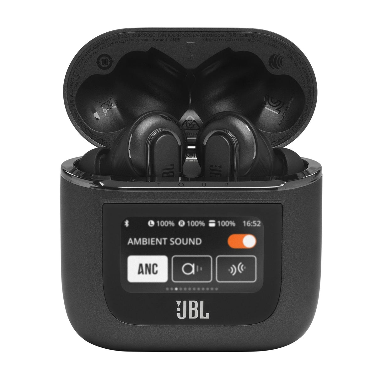 Jbl Tour Pro 2 True Wireless Noise Cancelling Ie Headphones Black