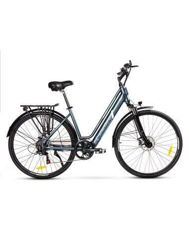 Bicicleta Eléctrica Smatgyro Ebike Sunset Titanium Motor 250w Ruedas 27.5' Titanium