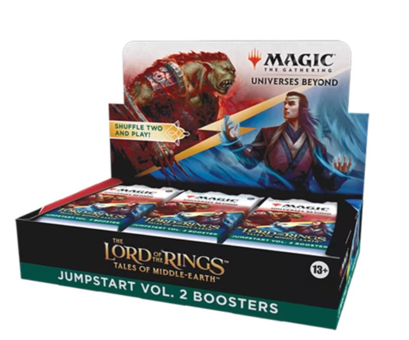 Caja De Cartas Magic The Gathering Lord Of The Rings Tales Of Middle Earth Jumpstart Vol. 2 Inglés