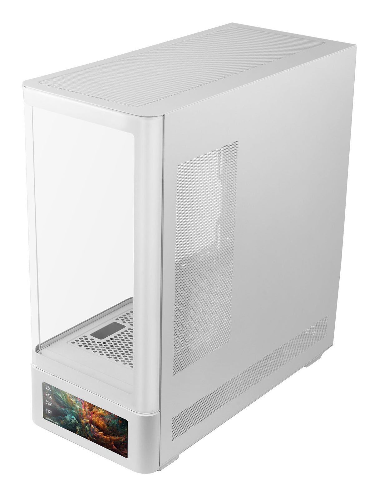 EAN 8435693112716 - Mars Gaming MCLCDPROW carcasa de ordenador Midi Tower Blanco imagen 4