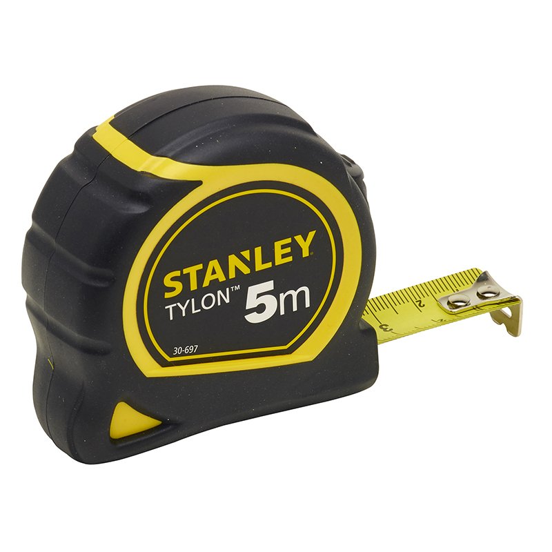 Cinta Métrica Stanley Tylon, 3 Metros Negro/Amarillo, 12,7 Mm 0-30-687