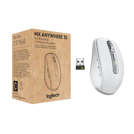 EAN 5099206112506 - Logitech MX Anywhere 3S for Business ratón Oficina mano derecha RF Wireless + Bluetooth Laser 8000 DPI imagen 1