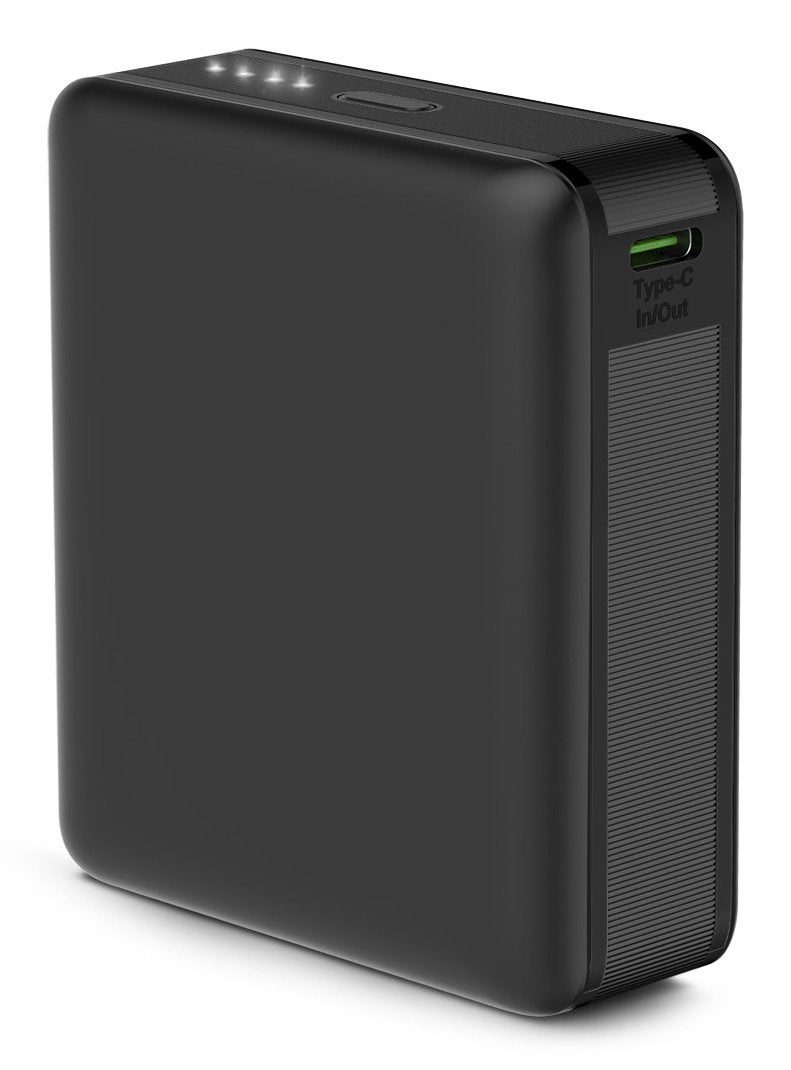 Ksix Powerbank Nano 10000 Mah Tamaã±O De Bolsillo, Power Delivery, 22.5v, Cable Usb-C A Usb-C, Carga
