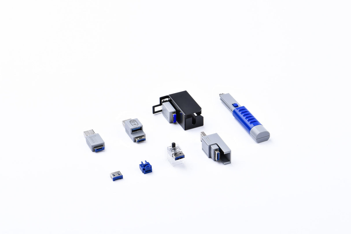 EAN 8809534690679 - Smartkeeper U03DB bloqueador de puerto Llave de bloqueador de puerto DVI, RJ-45, USB tipo A Azul 1 pieza( imagen 3